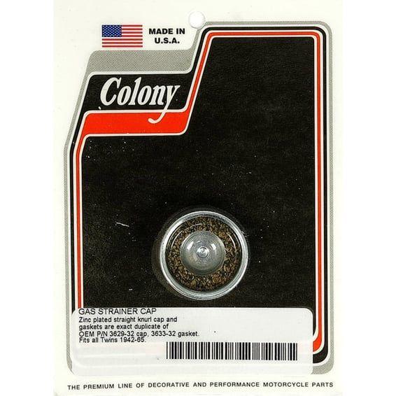 gas strainer cap. 42-65 style. Zinc