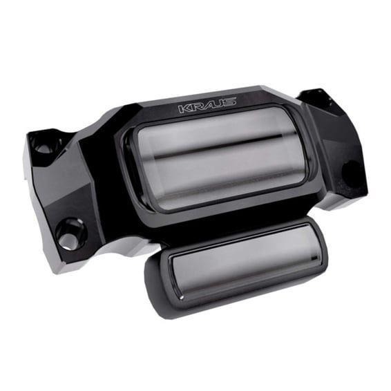 Core Riser Top Plate. 1-1/8". Black anodized