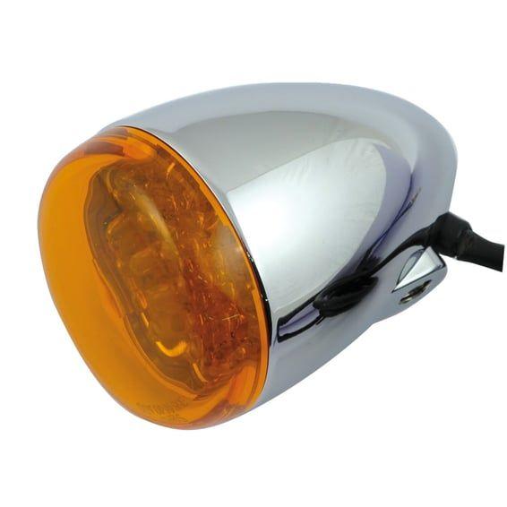 LED Bullet turn signals. Amber. Amber lens