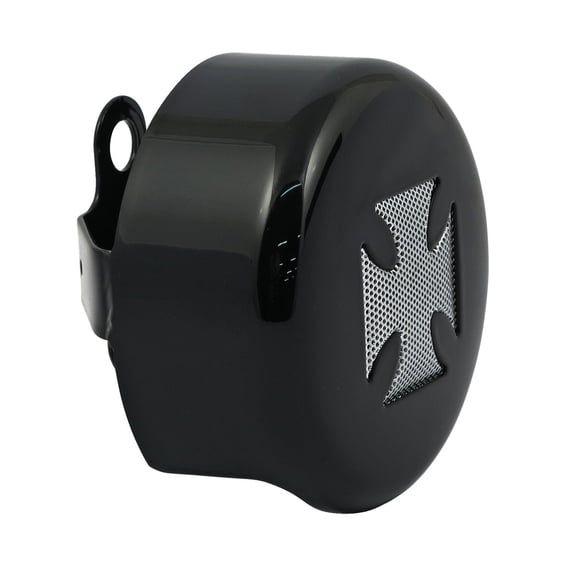 C-Round, horn cover. Maltese Cross