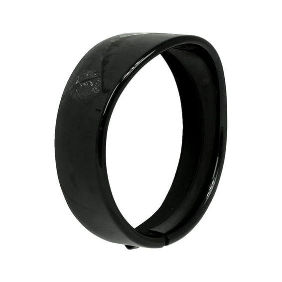 Recessed trim ring with visor. 5-3/4" headlamp. Gloss black