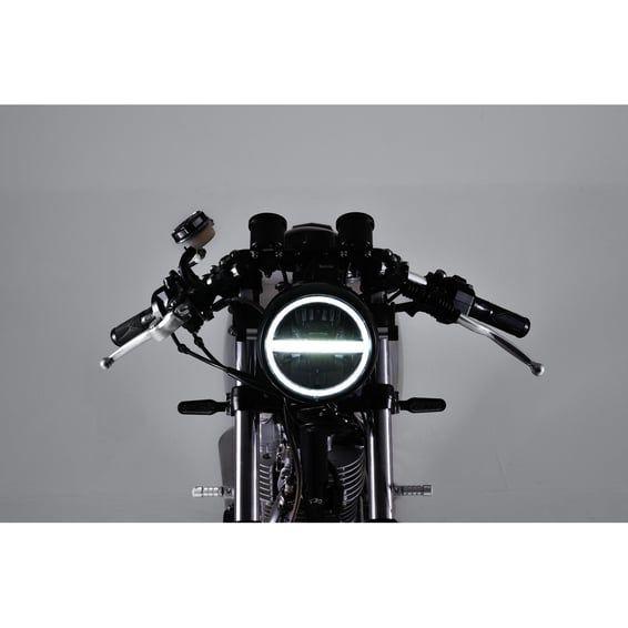 Neo Vintage LED headlamp. Black