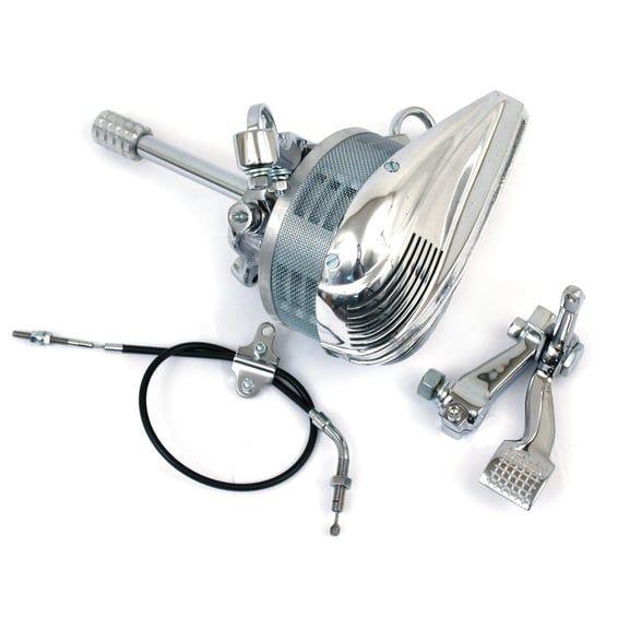 Mechanical siren kit, rear wheel