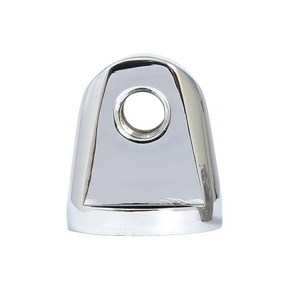 Straight cone headlamp mount block. Chrome