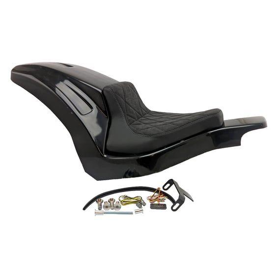 Softail wide fender kit 'Racing'. Solo seat