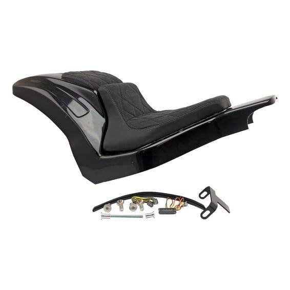 Softail wide fender kit 'Racing'. 2-up seat