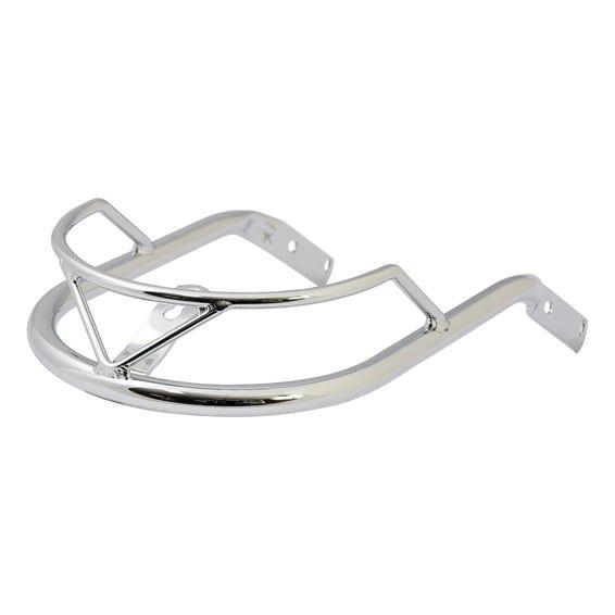 Vintage fender rail, front. Chrome