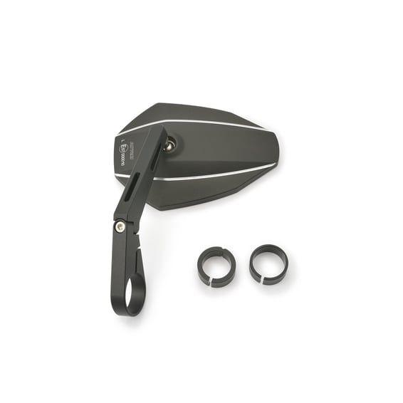 bar end D-mirror. Number 7, long stem