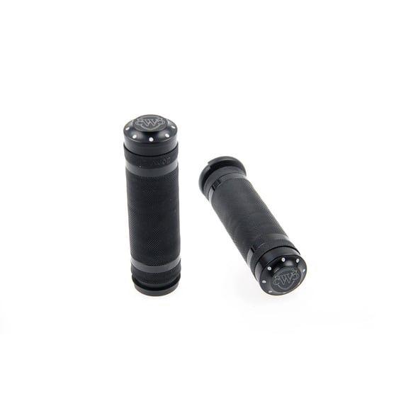 1" / 25.4mm Grooved handlebar grips. Black