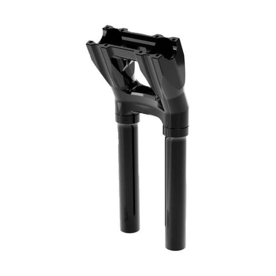 Topless Isolated Kickback Risers. 12" rise. Black