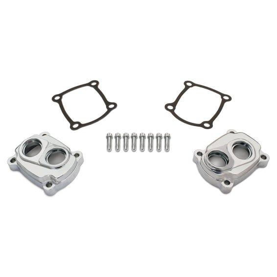 JIMS, M8 low profile tappet covers. Chrome