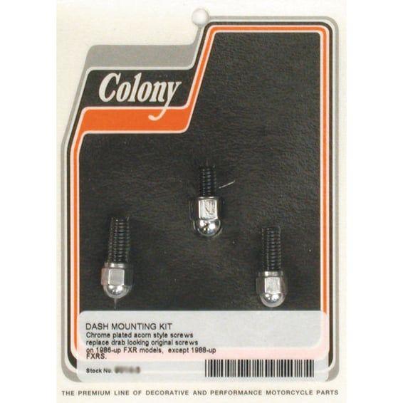 dash cover mount kit. Chrome Acorn