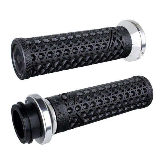 V-twin lock-on grips vans signature, tbw. black/silver