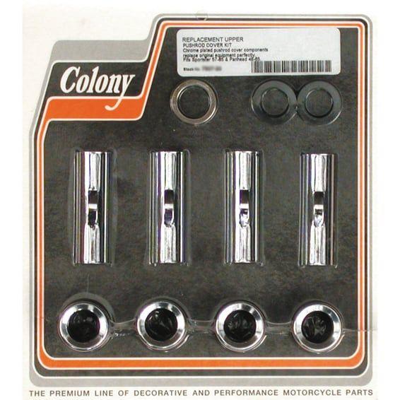 48-65 & 57-85  upper pushrod cover kit. Chrome