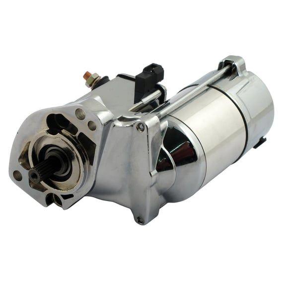 JIMS, high torque starter 1.8kW. Chrome