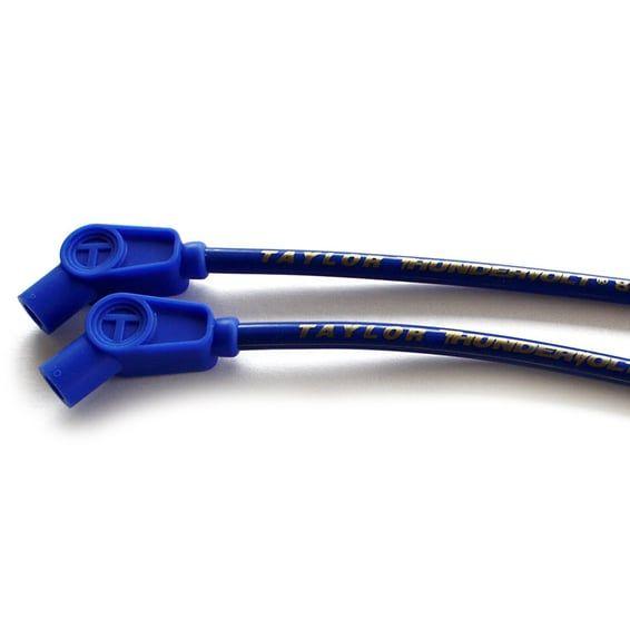 8.2mm ThunderVolt spark plug wire set. Blue