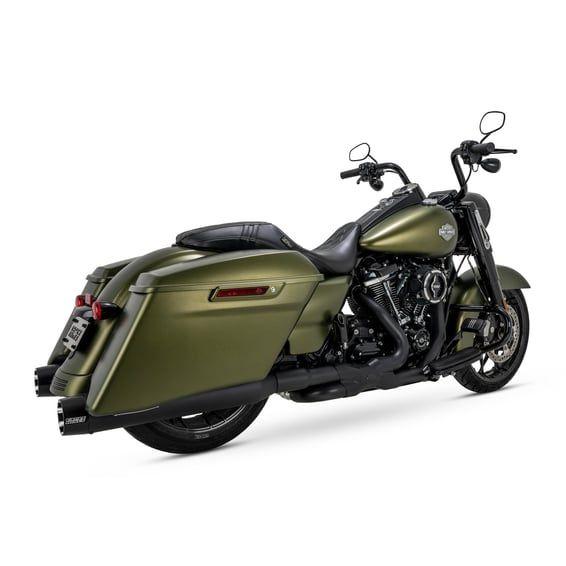 Blackbird 450 slip-on mufflers. Black