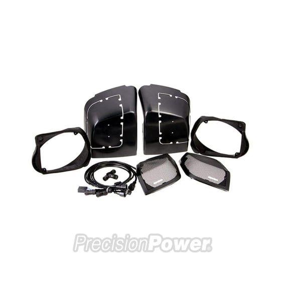 Saddlebag lid speaker installation kit