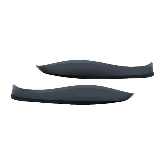 Saddlebag accents satin black