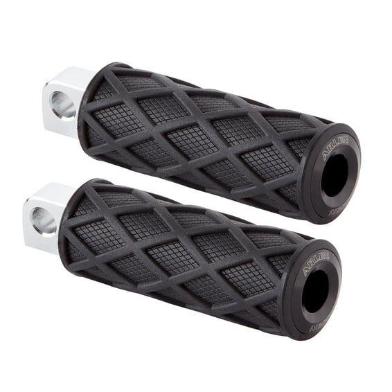 Diamond foot peg set. Black