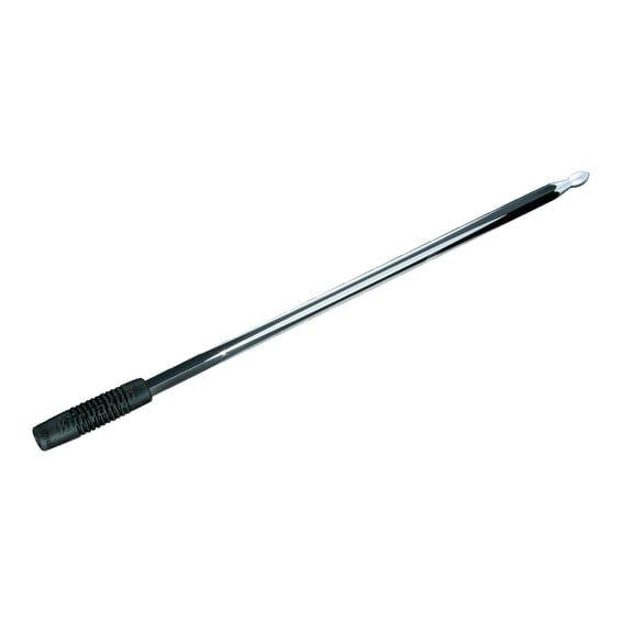 Billet antenna, hex/grooved contrast Machined blk