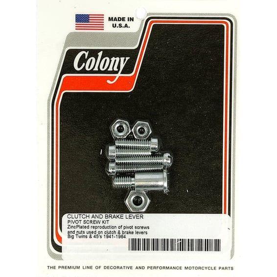 45" Flathead handlebar lever screw & pivot kit