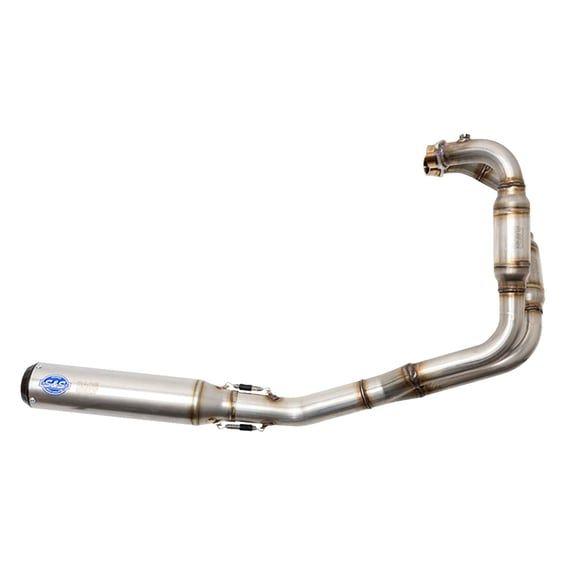 Race 2:1 Low exhaust system. Stainless