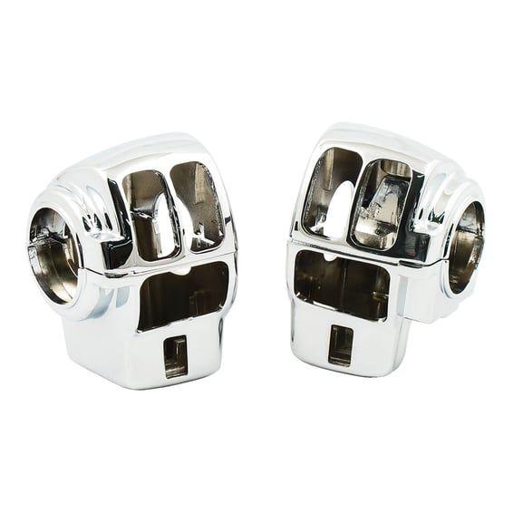 Switch housing set. Chrome