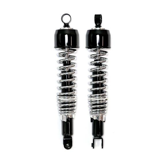shock absorbers black/chrome