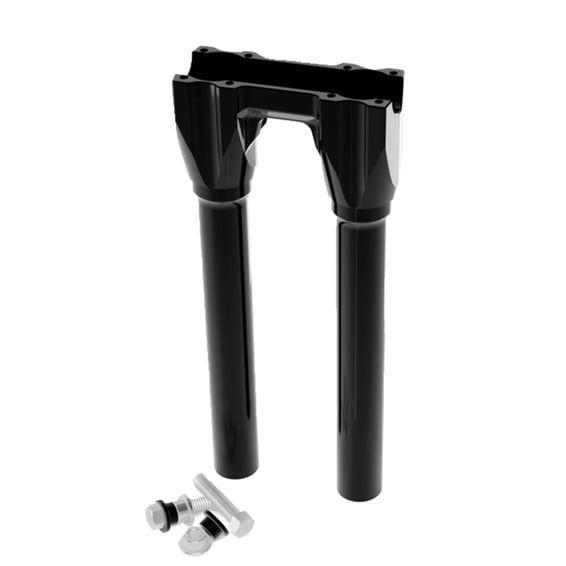 Topless Isolated Straight Risers. 12" rise. Black