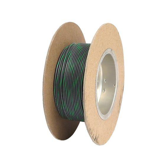 NAMZ, wire on spool. 18 gauge, 100ft. Gray/Green stripe