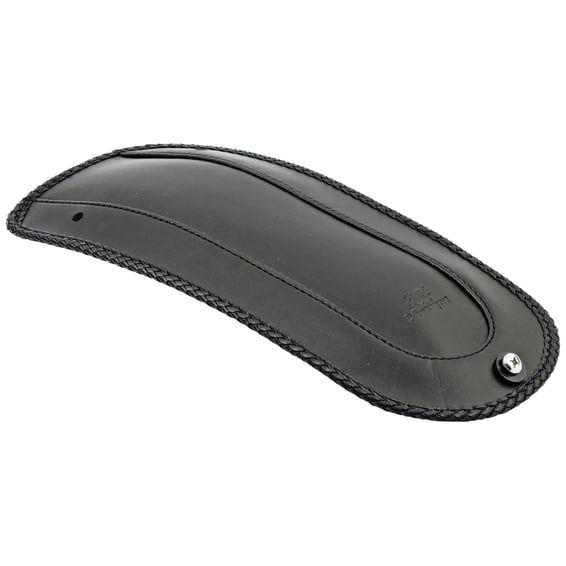 rear fender bib. Plain with braided edges