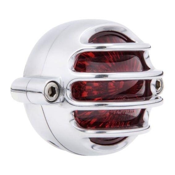 Lecter LED taillight. Polished, no bracket. ECE