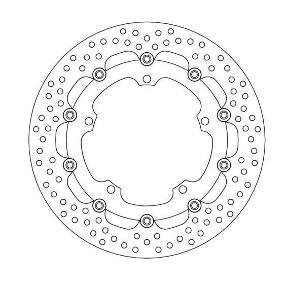 Halo series floating brake rotor