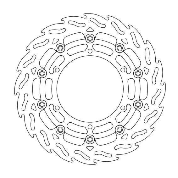 Flame series floating brake rotor