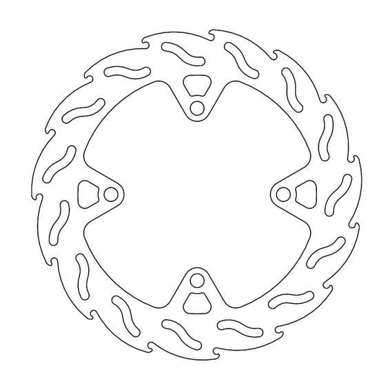 Flame series brake rotor
