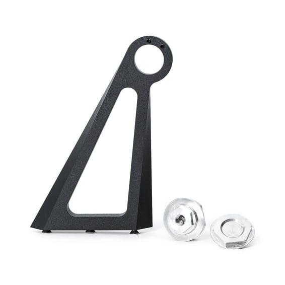 license plate bracket. Black