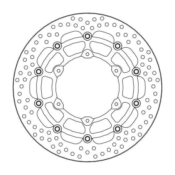 Halo series floating brake rotor