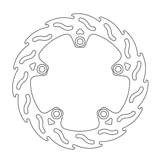 Flame series brake rotor