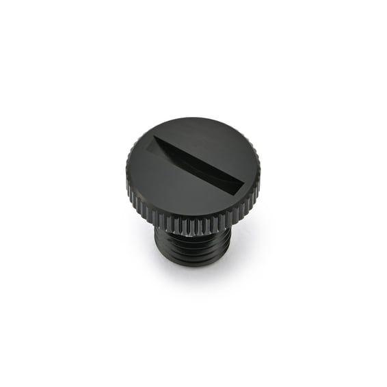 mirror hole plug. Black. LHT