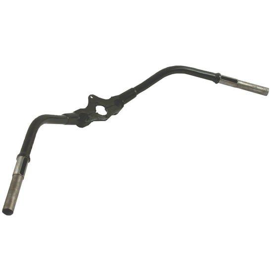Early springer handlebar, offset, chrome