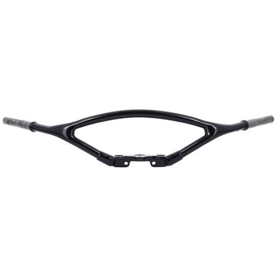 Early springer handlebar, offset, black