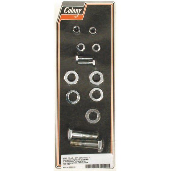 engine guard mount kit. Chrome