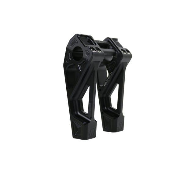Universal Fastback risers 6". Black