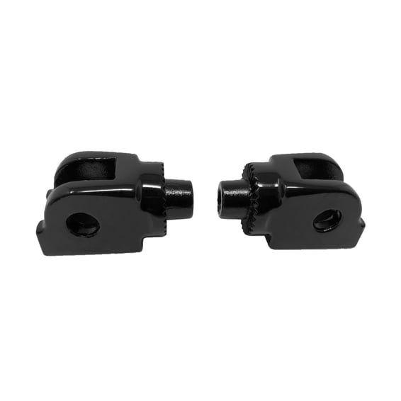 splined rider peg adapter. Black