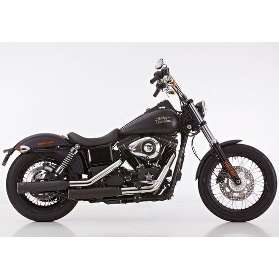 Falcon, Double groove Slip-ons exhaust Black