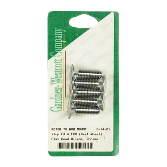 Brake rotor bolt kit, tapered