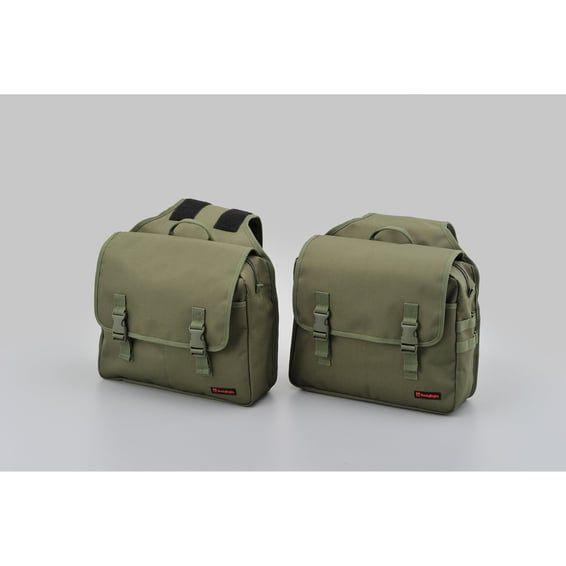 HenleyBegins throw-over saddlebag set. 20L. Khaki