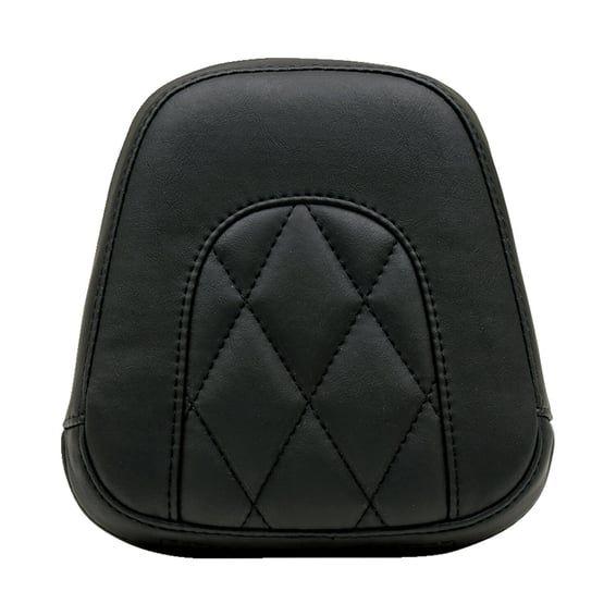 Vintage sissy bar back pad. Black Diamond