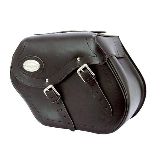 leather smooth saddlebags #154
